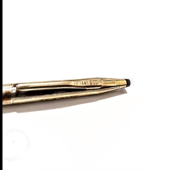 1970's Hank O' Neal Etched Sterling Solid Silver Tiffany & Co. Vtg working Pen - Picture 5 of 10